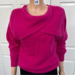 Fuchsia Angora Sweater Women’s Size Small